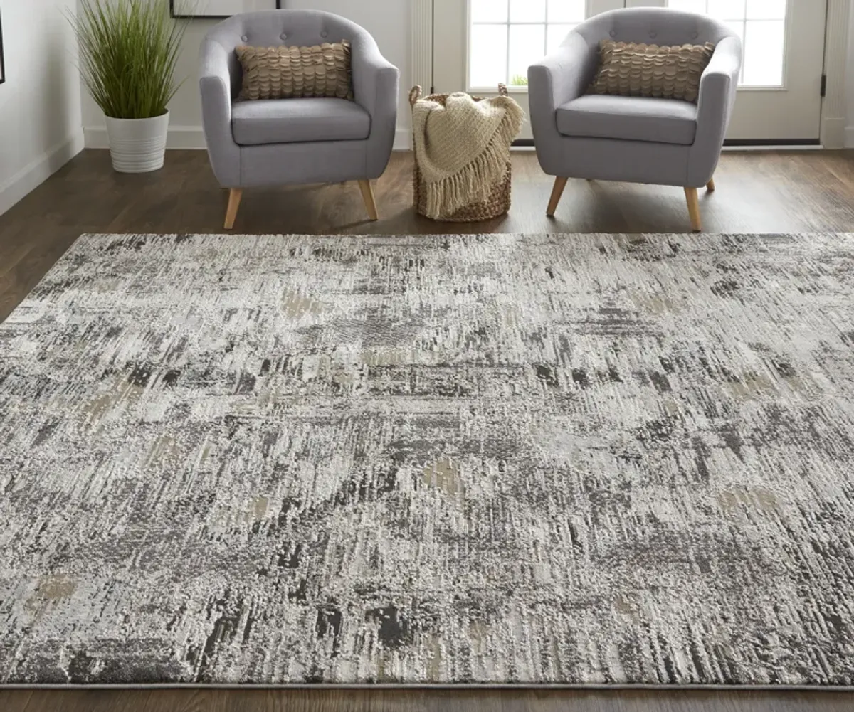 Vancouver 39FHF Ivory/Gray/Brown 5' x 8' Rug