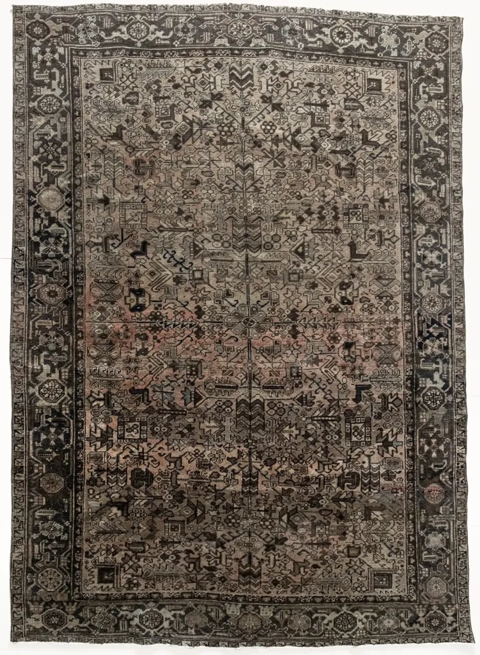 District Loom Antique Persian Heriz area rug-Devon