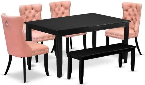 6 Piece Dining Set Consists of a Rectangle Kitchen Table