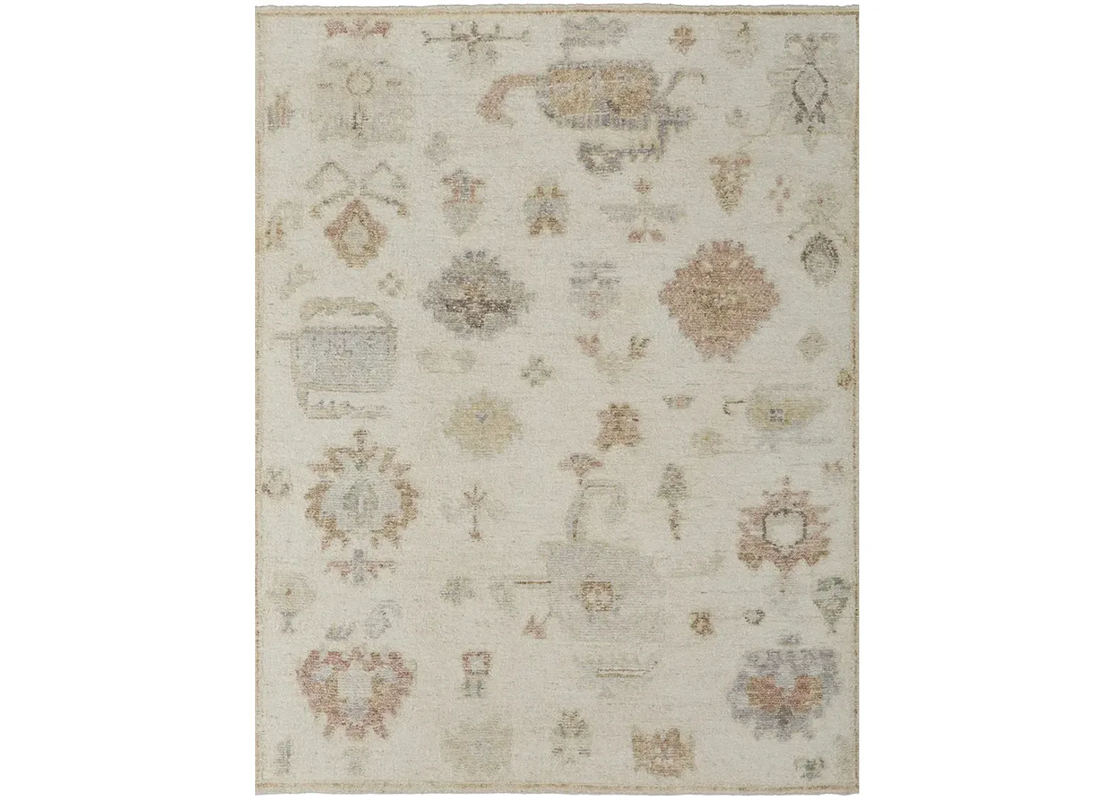 Grafton 69FLF 11'6" x 15' Ivory/Orange/Gray Rug