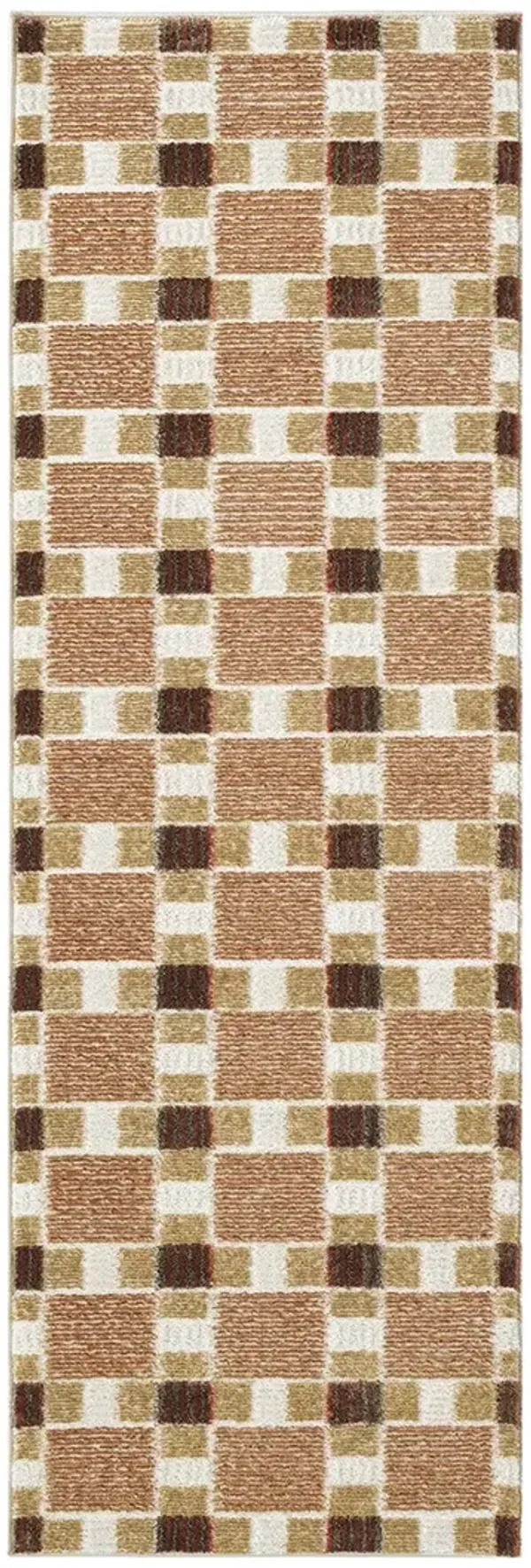 Nordic NRC14 Rust 2' x 6' Rug