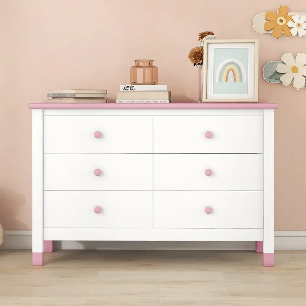 Merax Storage Cabinet for Kids Bedroom