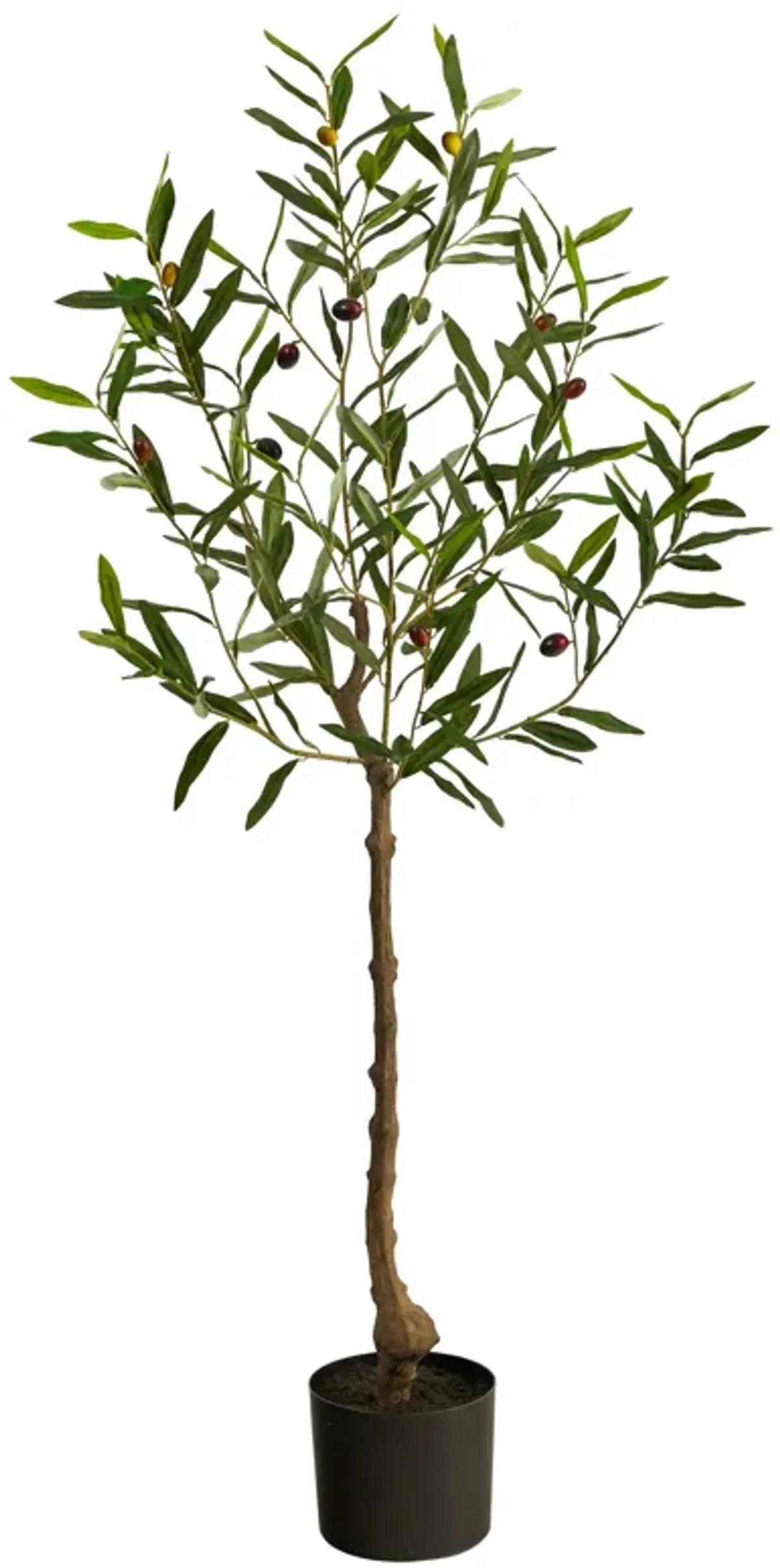 Hivvago 4 Feet Olive Artificial Tree