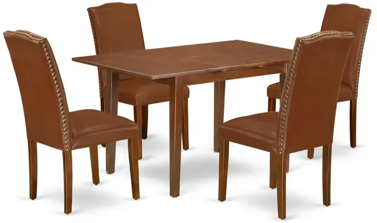 Dining Room Set Mahogany, PSEN5-MAH-66