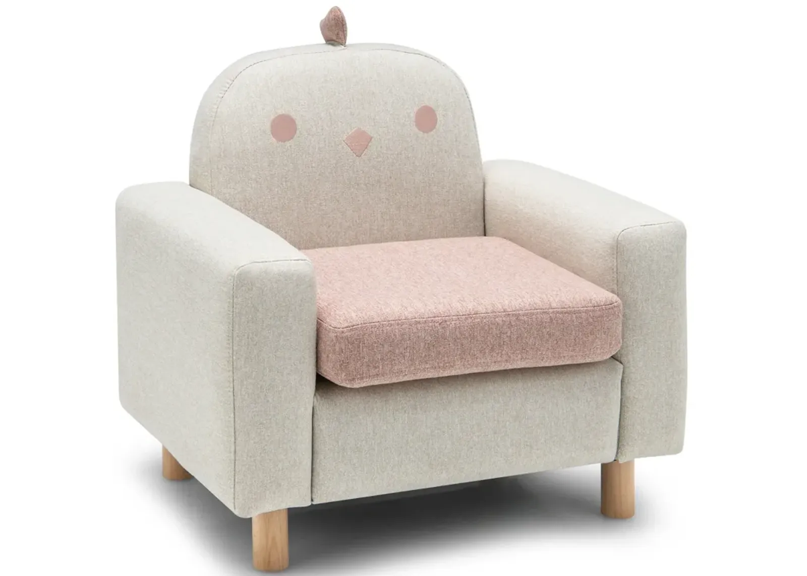 Kids Sofa with Armrest and Thick Cushion