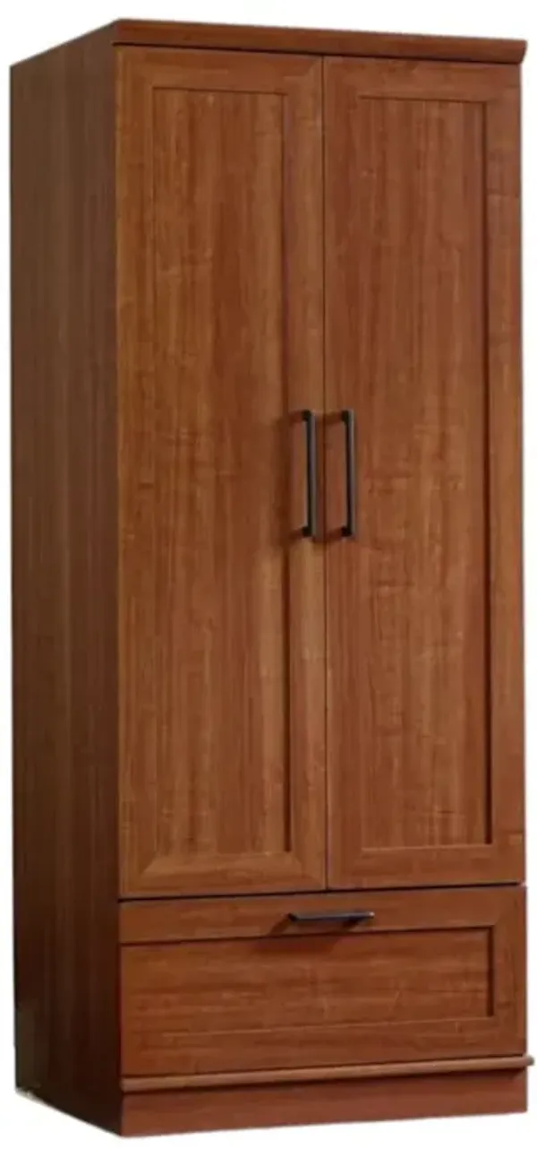 Sienna Tall Wardrobe Organizer with Hanging Rod and Storage Shelves