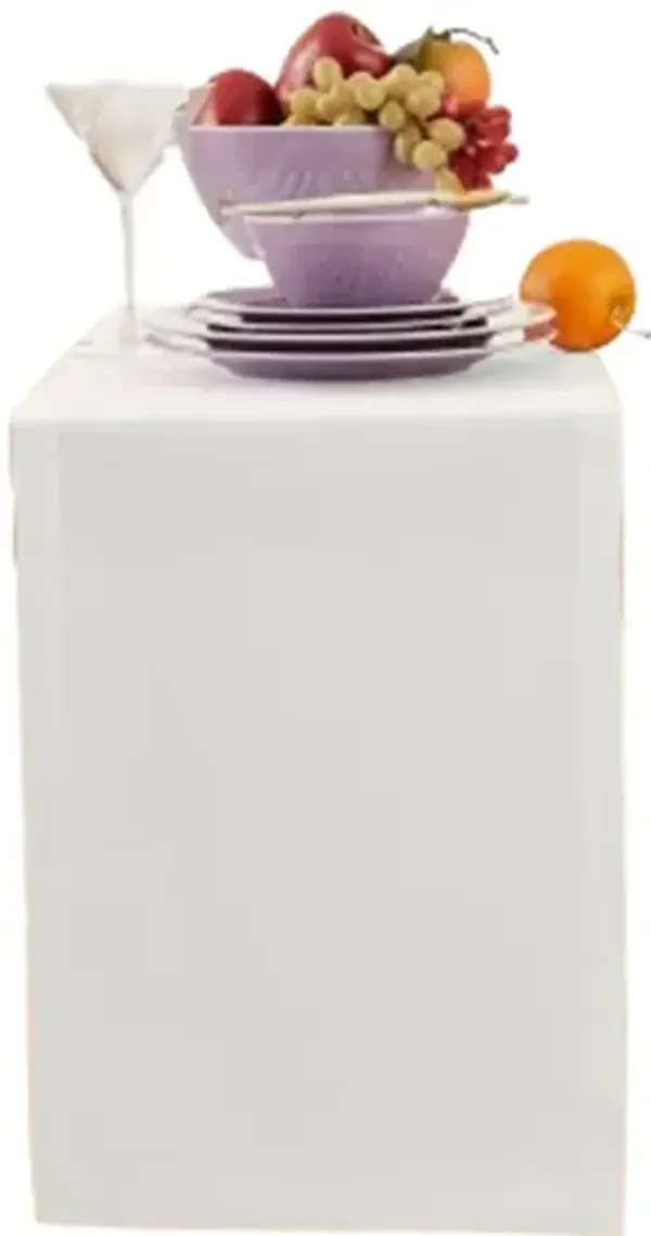 Solino Home Cotton Linen Table Runner - Dru - Cotton Linen Plain