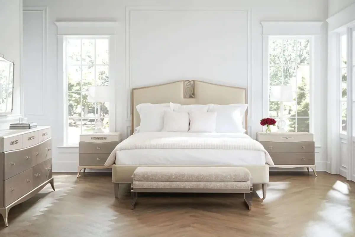 Crescendo Upholstered King Bed