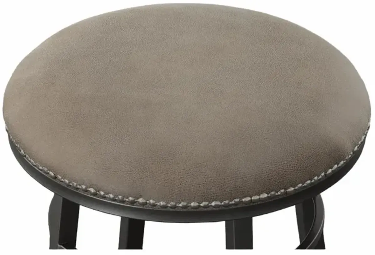 Bali Backless Swivel Counter Chair Grey