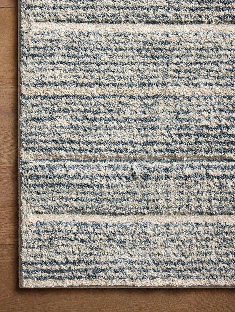 Silas SLA-03 Oatmeal / Blue 9''3" x 13' Rug by