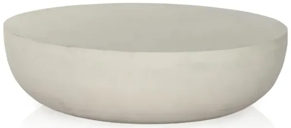 Basil Outdoor 48" Coffee Table - Matte White