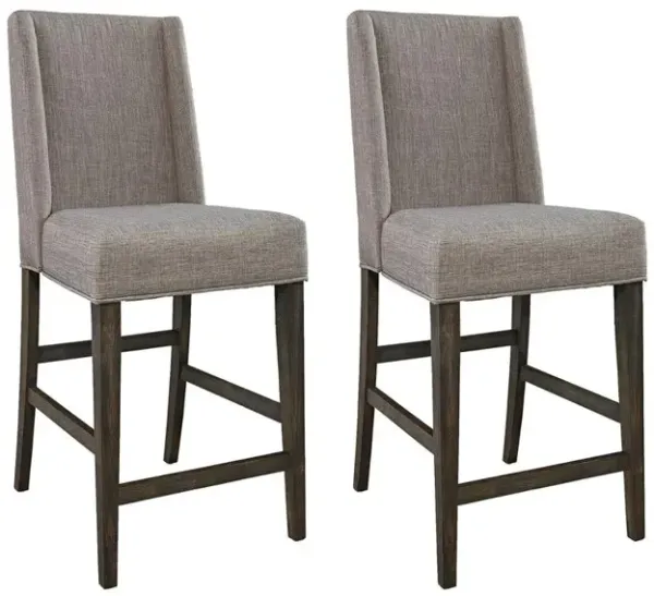 Liberty Furniture Upholstered Counter Chair (RTA)-Set of 2