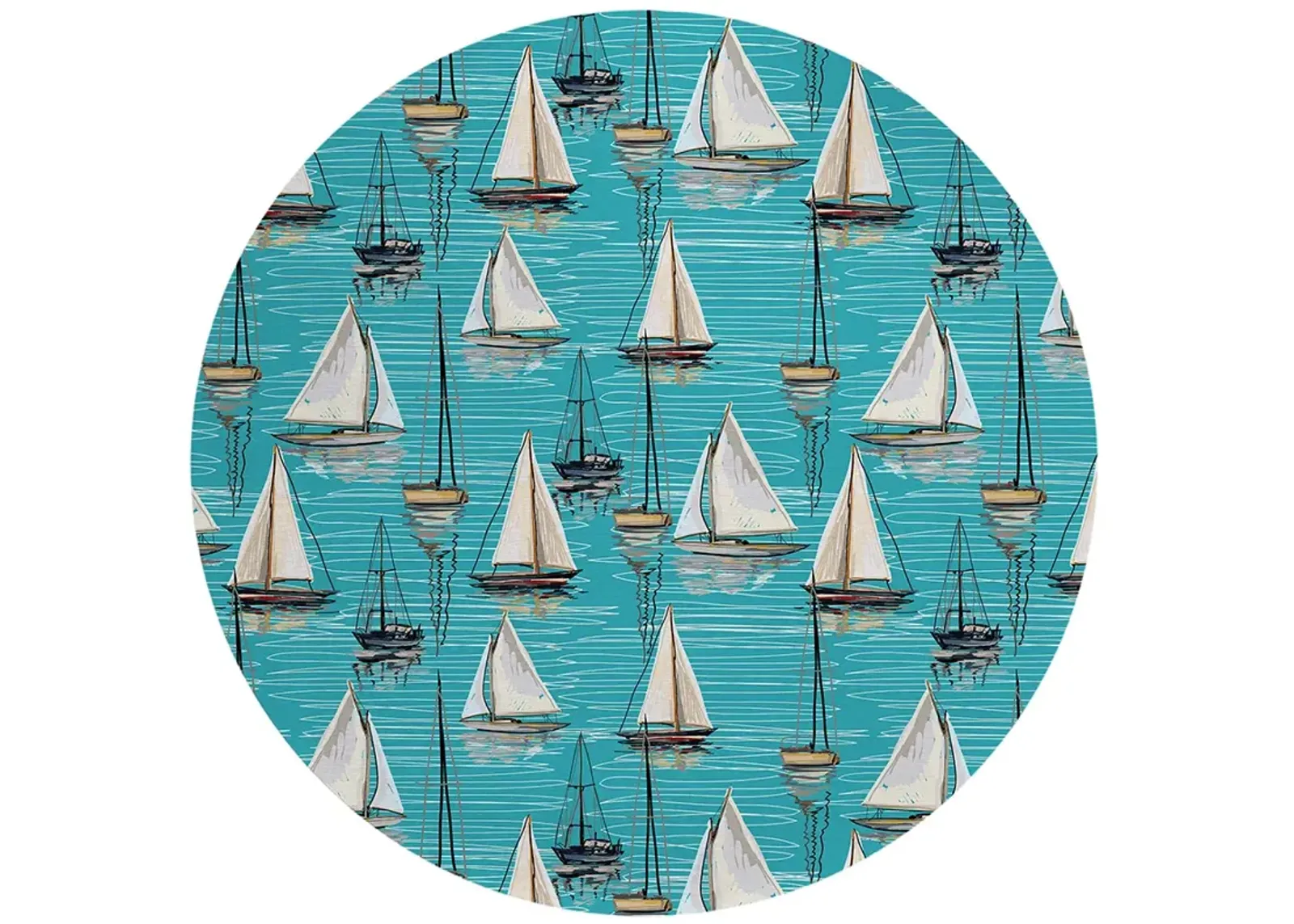 Harbor HA8 Teal 8' Rug