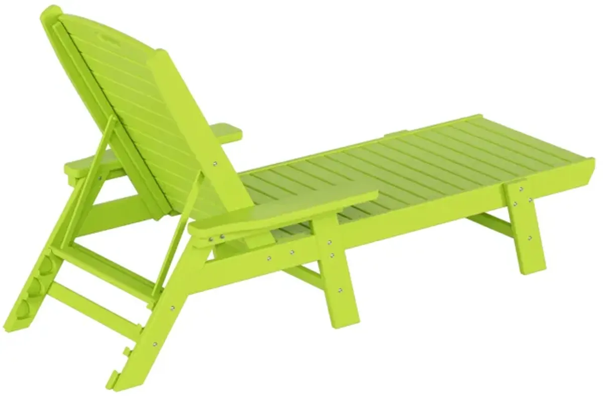 WestinTrends Adirondack Outdoor Chaise Lounge