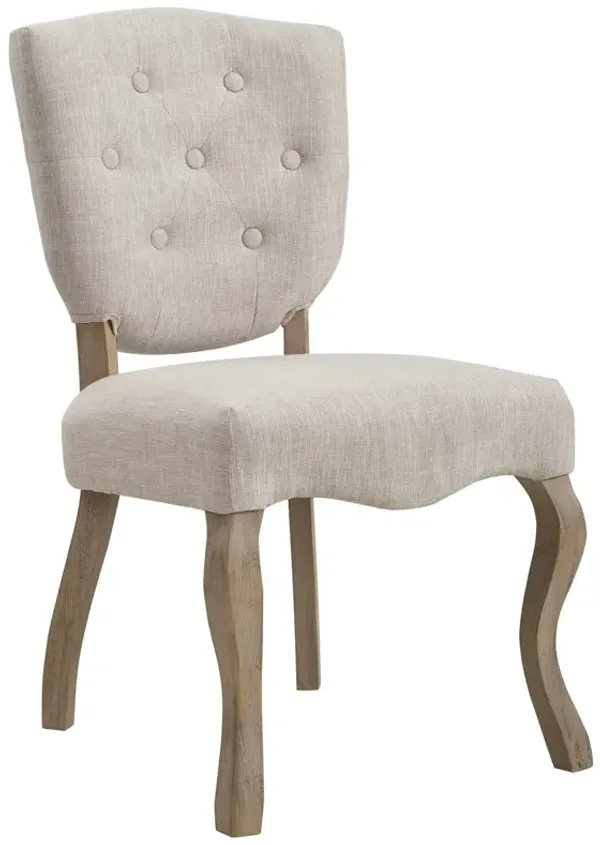 Array Vintage French Upholstered Dining Side Chair