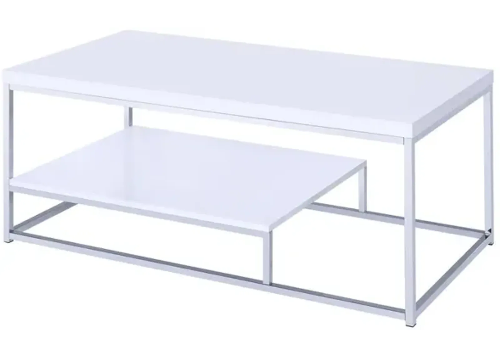 Lucia Cocktail Table, White