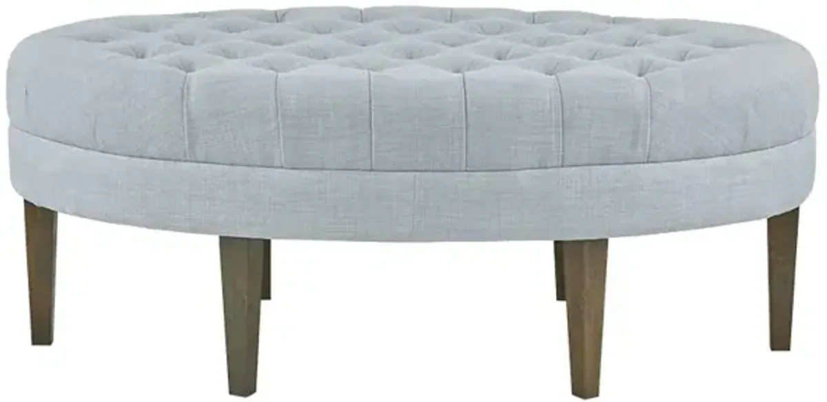 Gracie Mills Mareli Surfboard Tufted Oval Ottoman