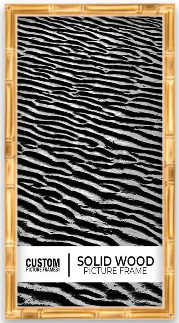 Gold Bamboo Panoramic Picture Frame
