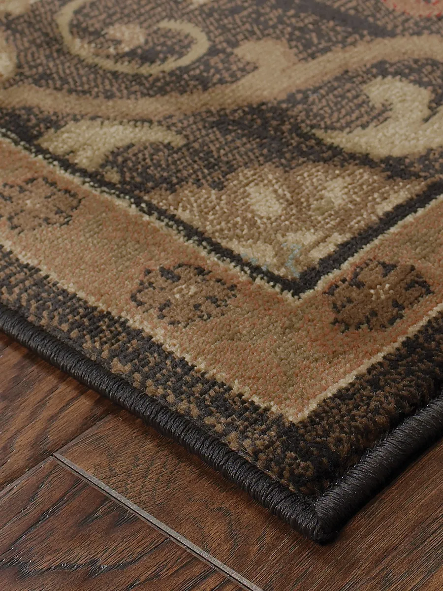 Hudson 5'3" x 7'6" Brown Rug