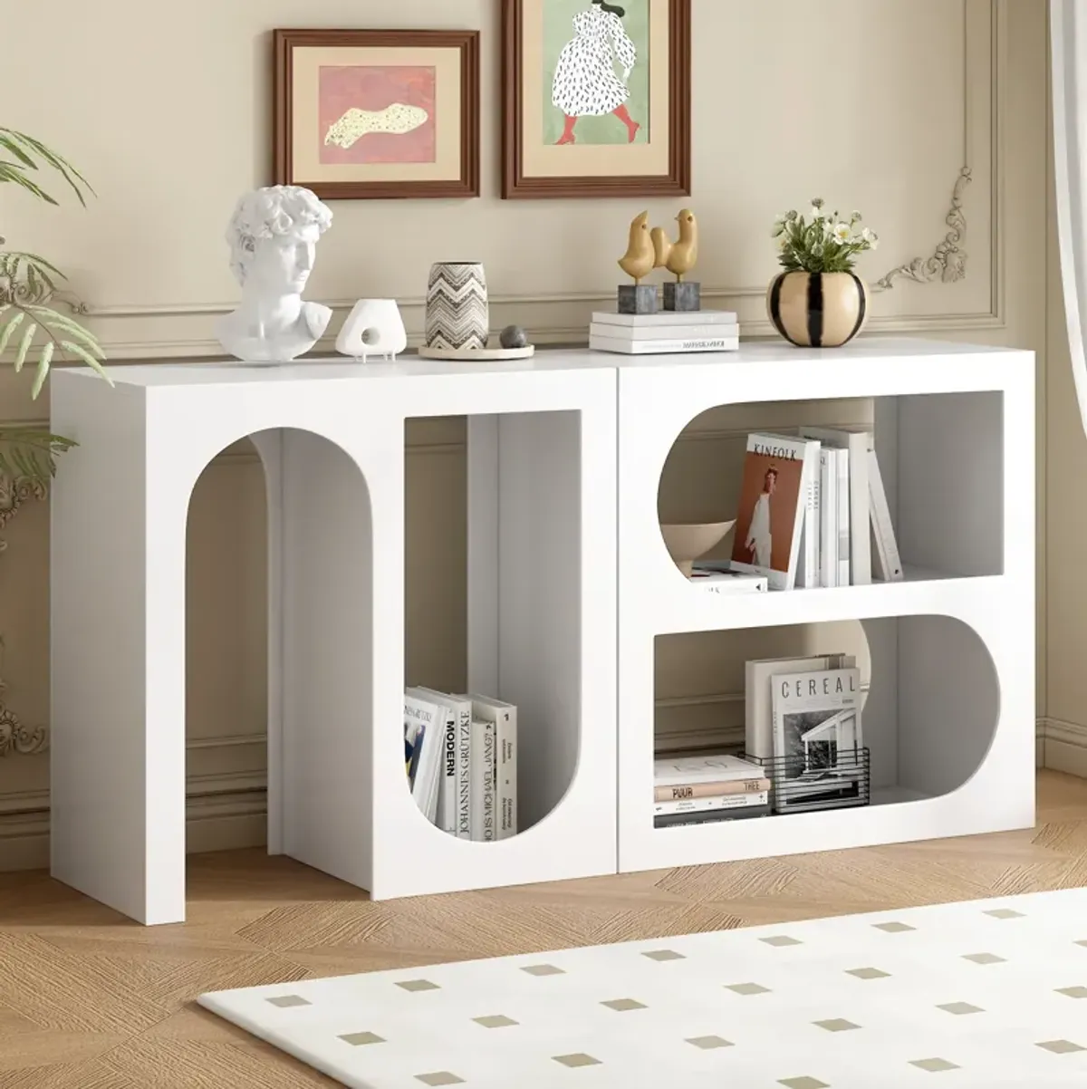 Merax Modular Entryway Console Table