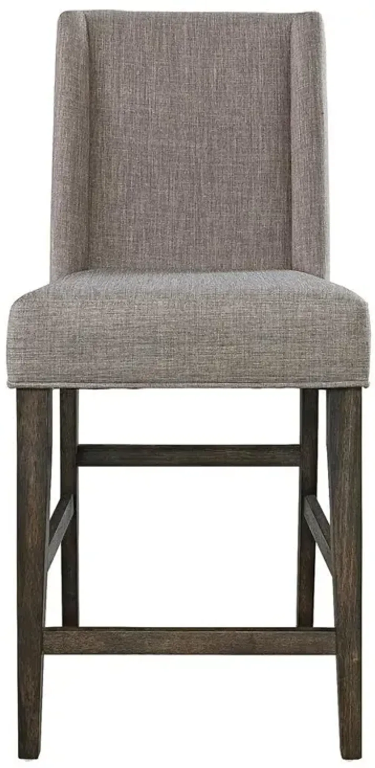 Starlight Canyon Home Brown Upholstered Counter Height Chairs – Wooden Bar Stools with Back
