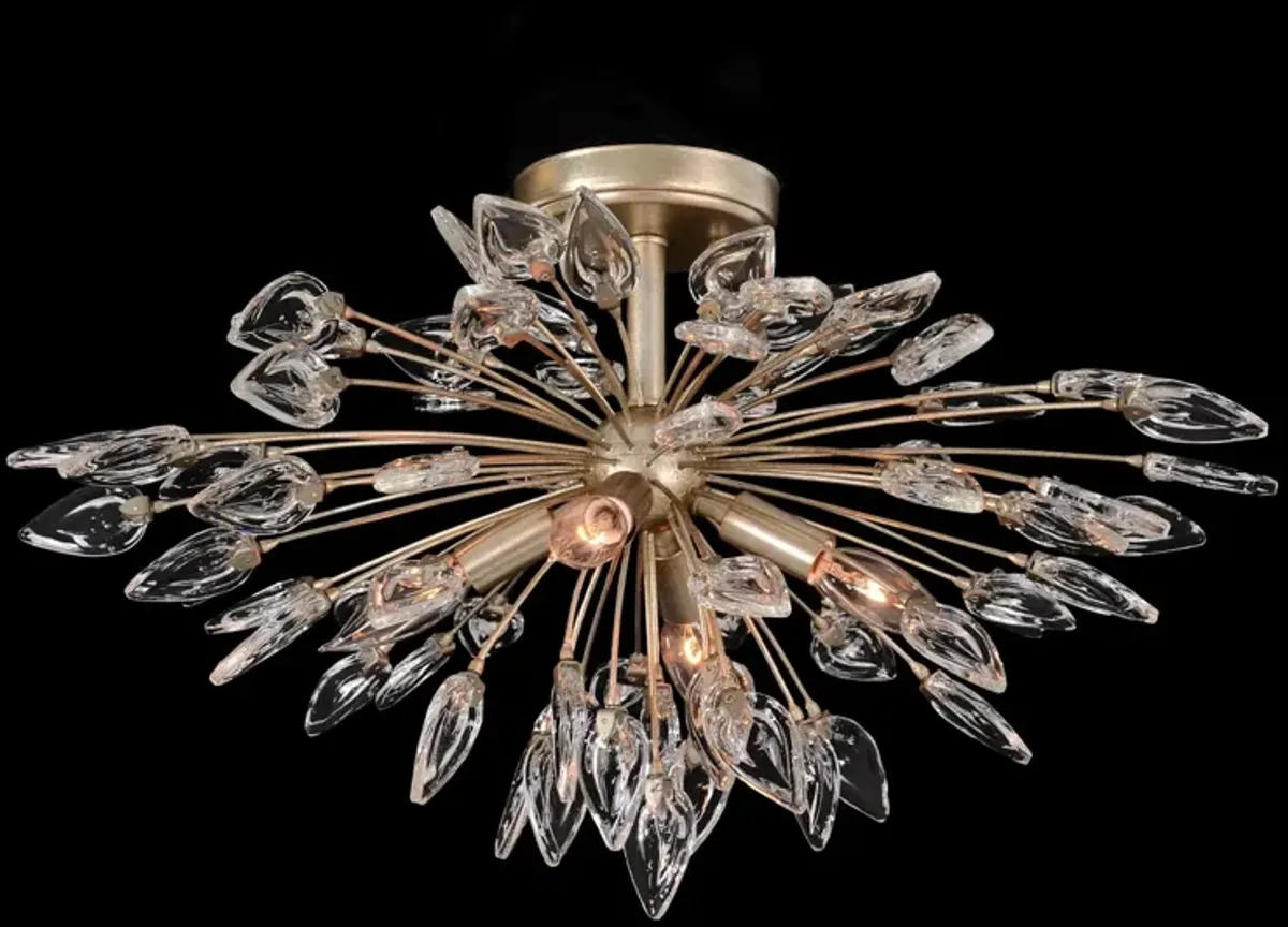 Reveille Crystal Constellation Four-Light Semi-Flush