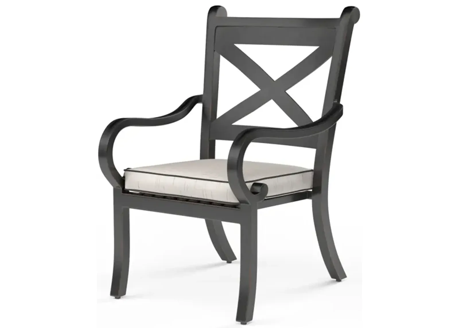 Monterey Dining Chair in Frequency Sand w/ Contrast Canvas Java Welt