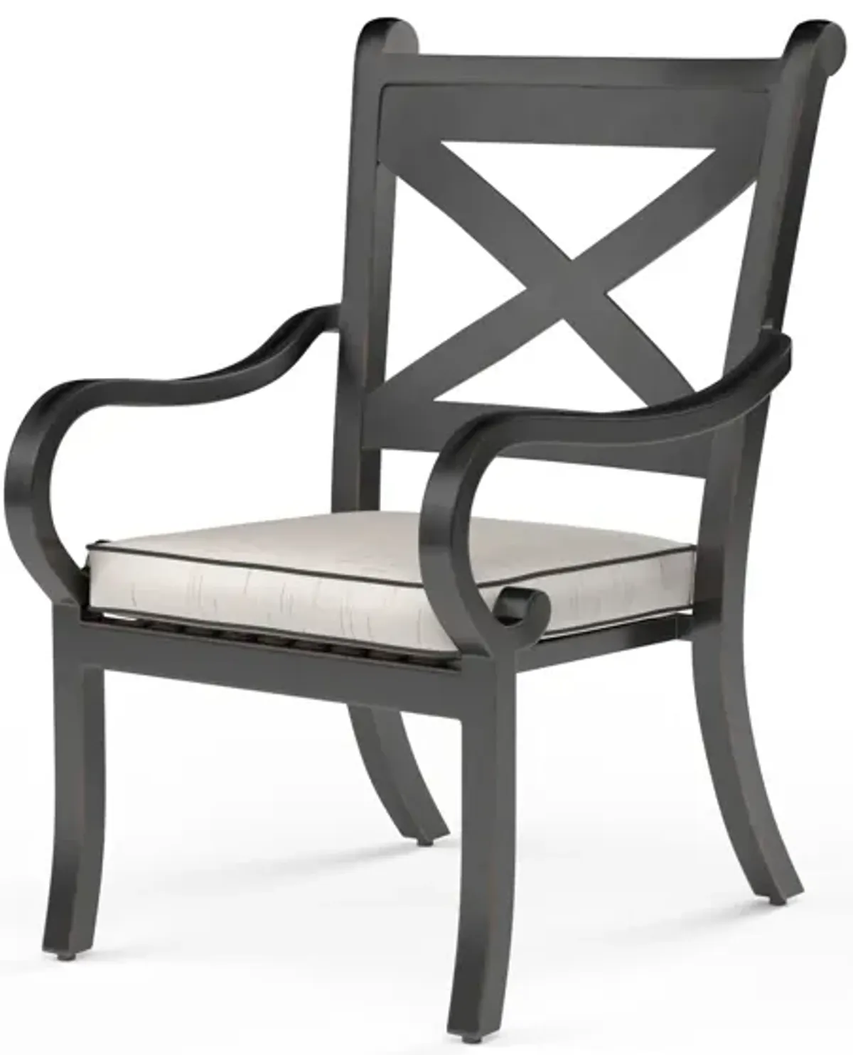 Monterey Dining Chair in Frequency Sand w/ Contrast Canvas Java Welt