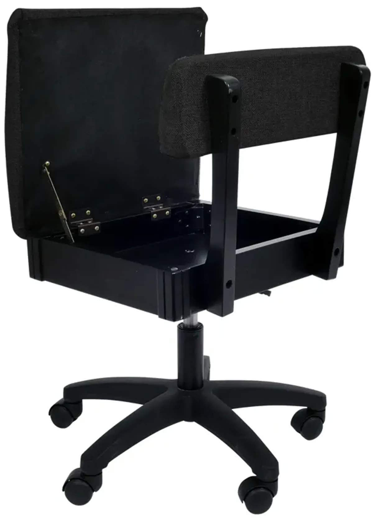 Hydraulic Sewing Chairs: Baroness Black Fabric