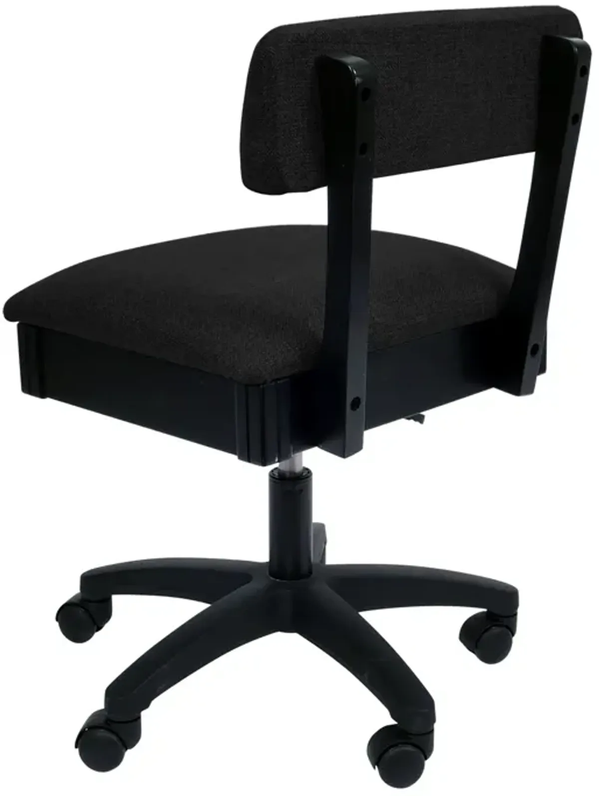 Hydraulic Sewing Chairs: Baroness Black Fabric