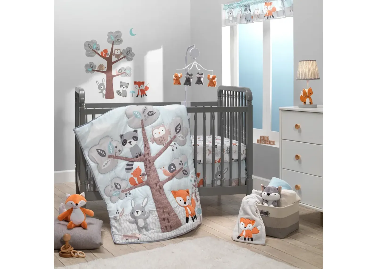 Bedtime Originals Woodland Friends 3Piece Crib Bedding Set, Multicolor