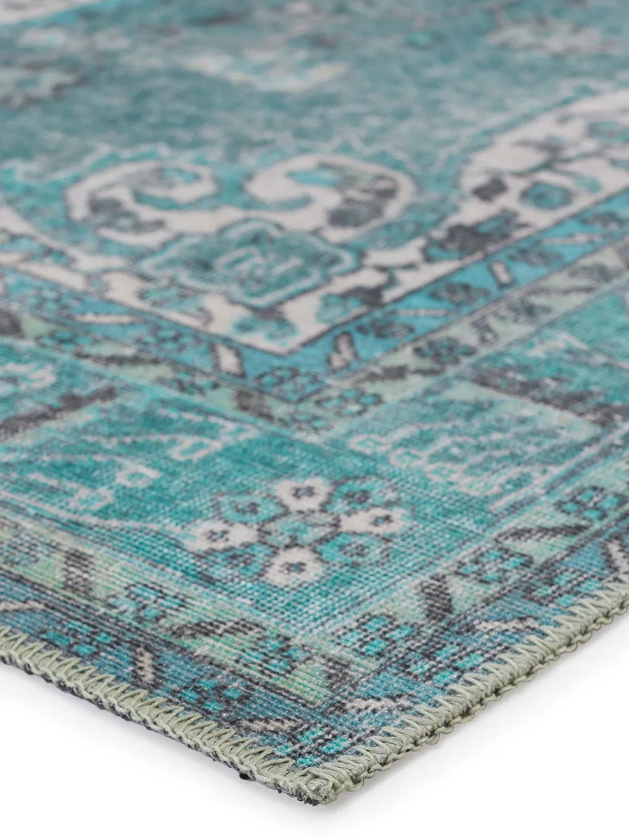 Harman By Katelester Tamara Blue 2'6" x 10' Runner Rug