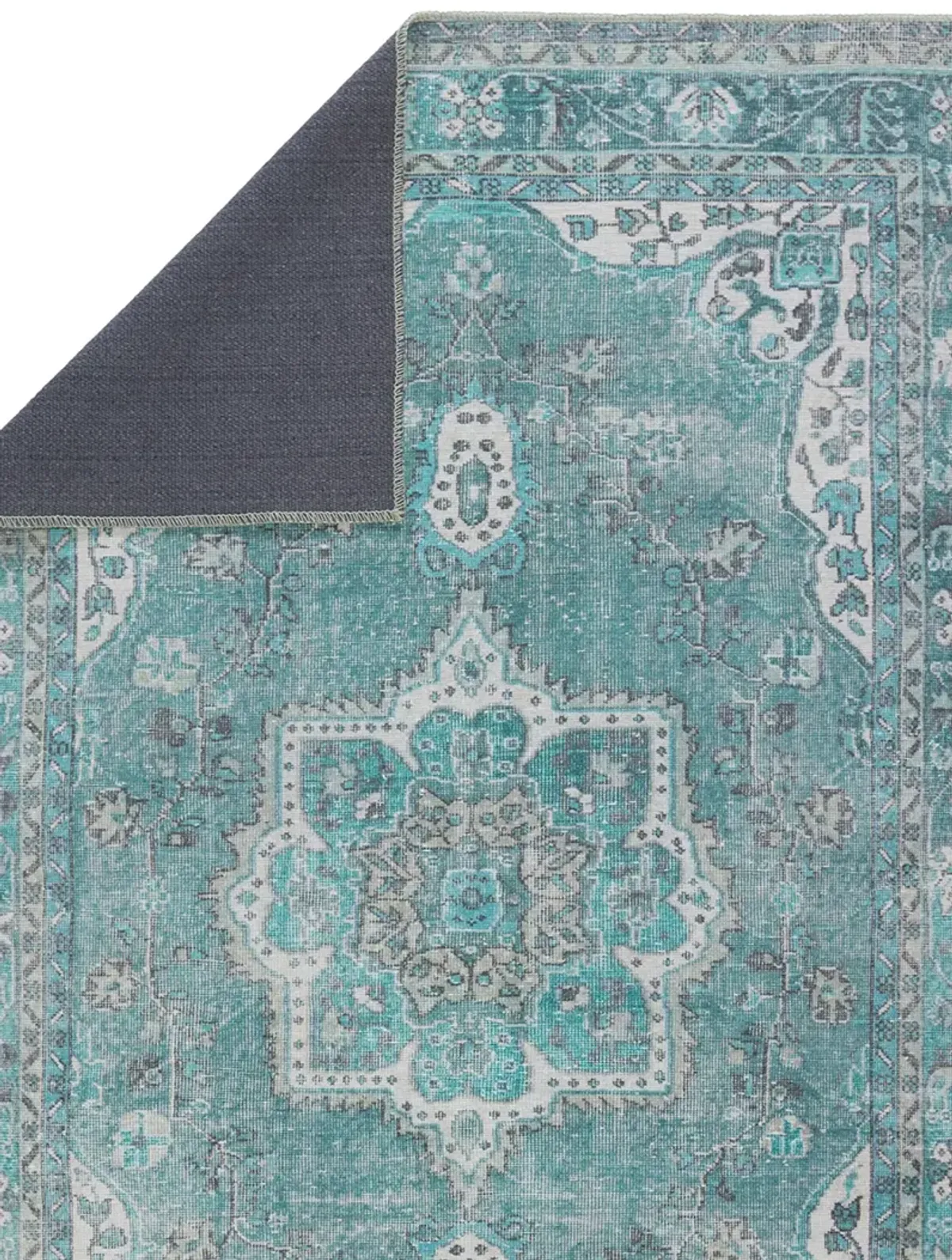 Harman By Katelester Tamara Blue 2'6" x 10' Runner Rug