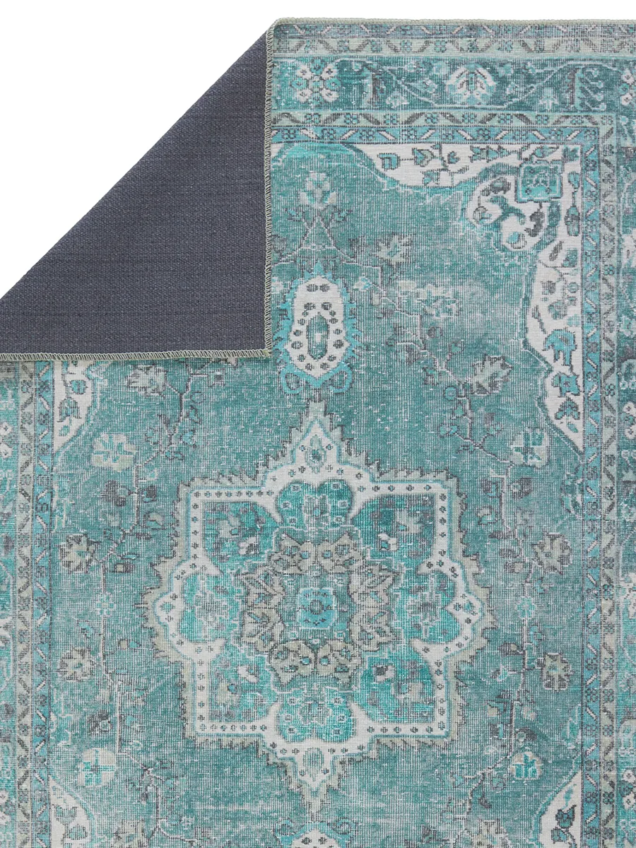 Harman By Katelester Tamara Blue 2'6" x 10' Runner Rug