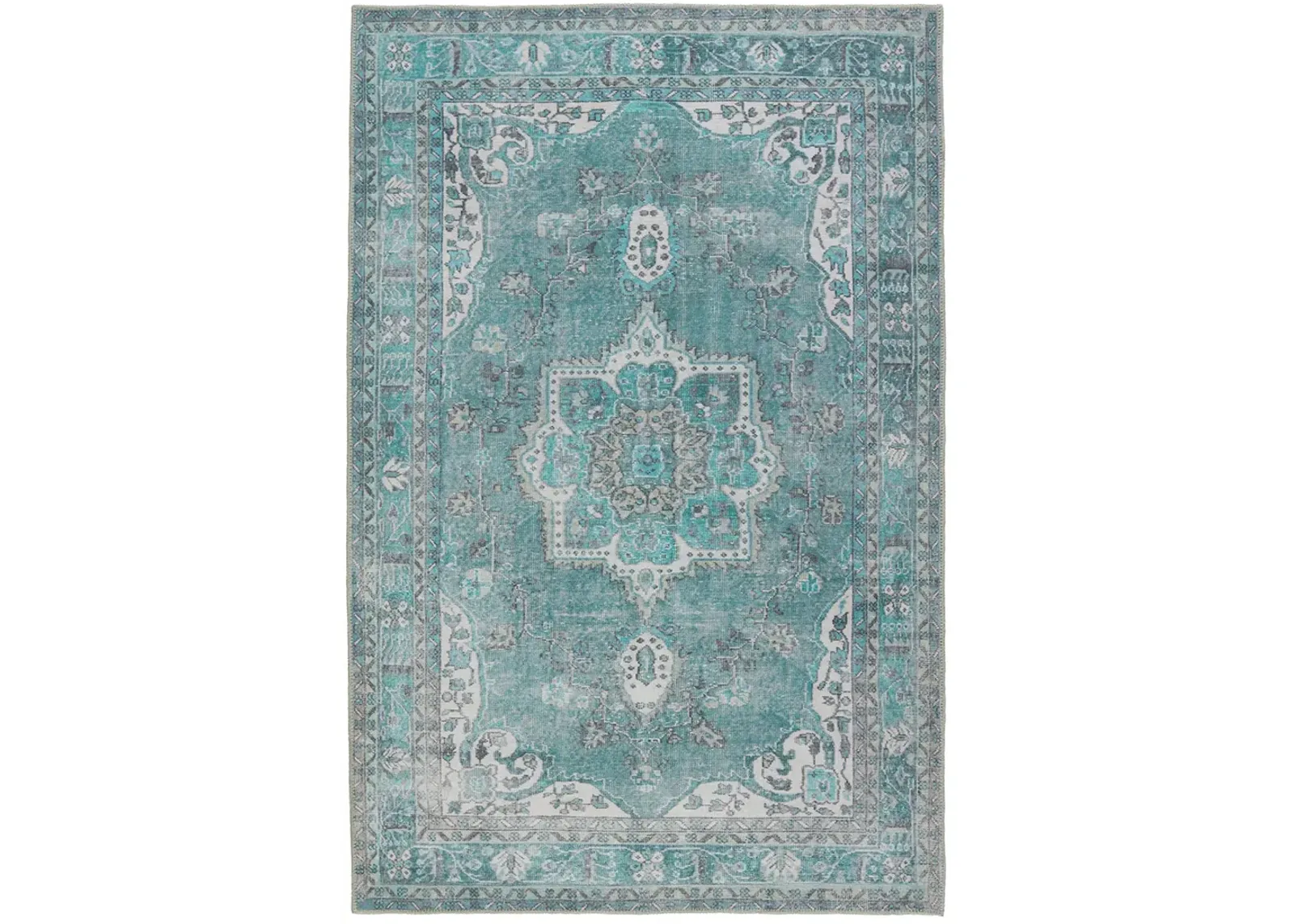 Harman By Katelester Tamara Blue 2'6" x 10' Runner Rug