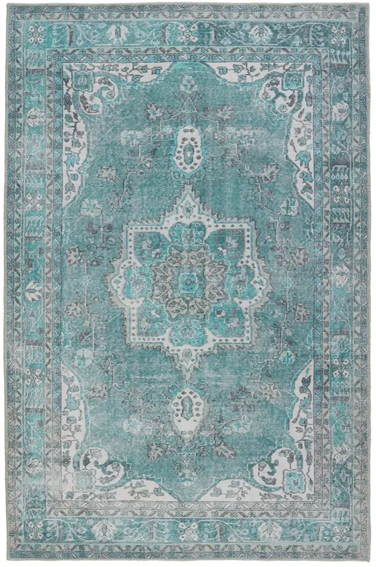 Harman By Katelester Tamara Blue 2'6" x 10' Runner Rug