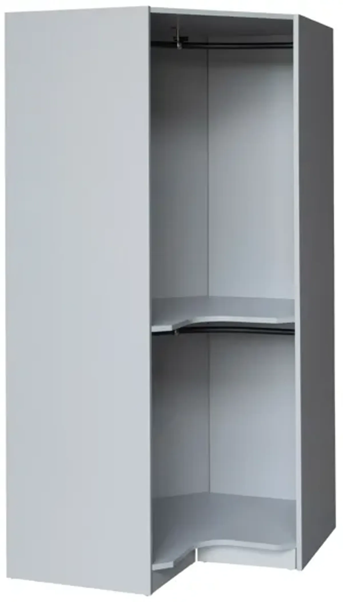 Merax Polygon Corner Wardrobe Closet