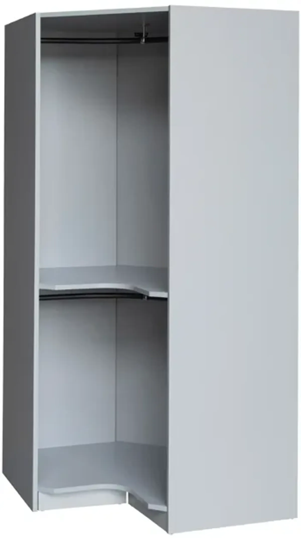 Merax Polygon Corner Wardrobe Closet