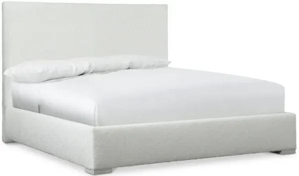 Solaria California King Panel Bed in White