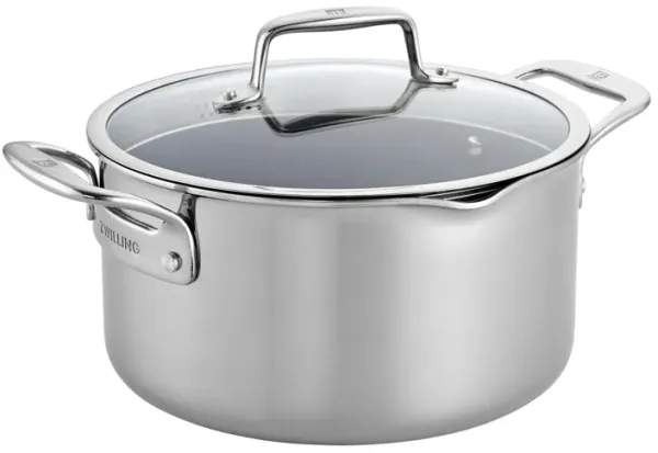 ZWILLING Clad CFX 6-qt Stainless Steel Ceramic Nonstick Dutch Oven