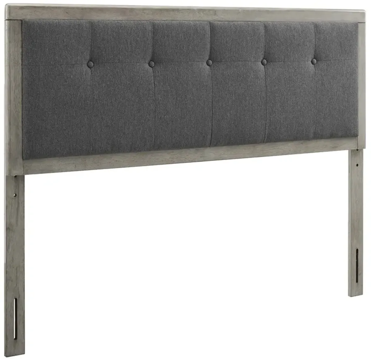 Modway - Draper Tufted King Fabric and Wood Headboard