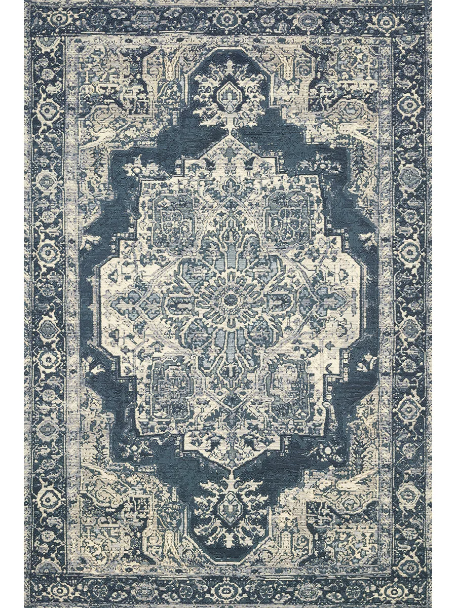 Mika Dk Blue/Dk Blue 10'6" x 13'9" Rug