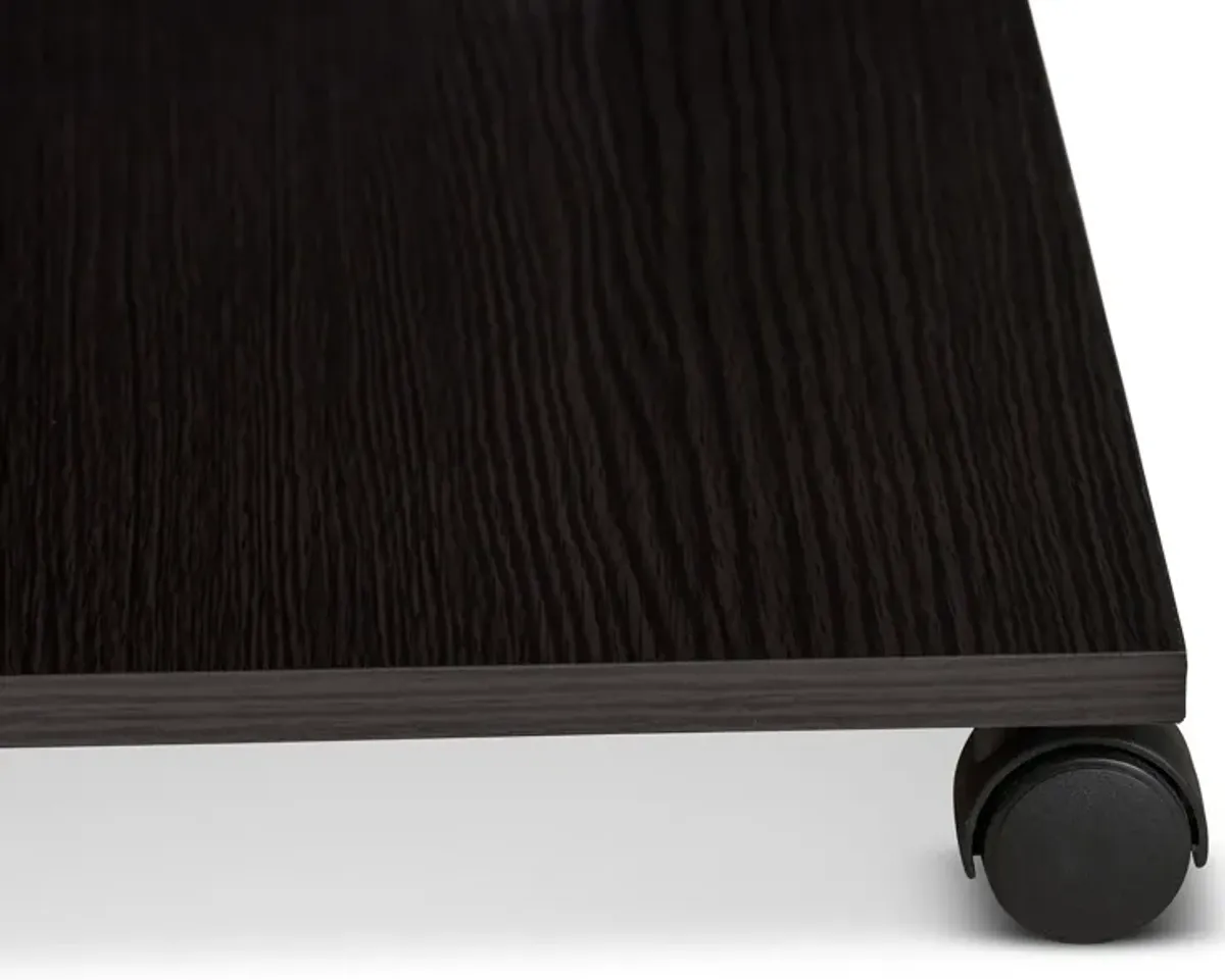 Baxton Studio Cladine Modern And Contemporary Wenge Brown Finished Coffee Table