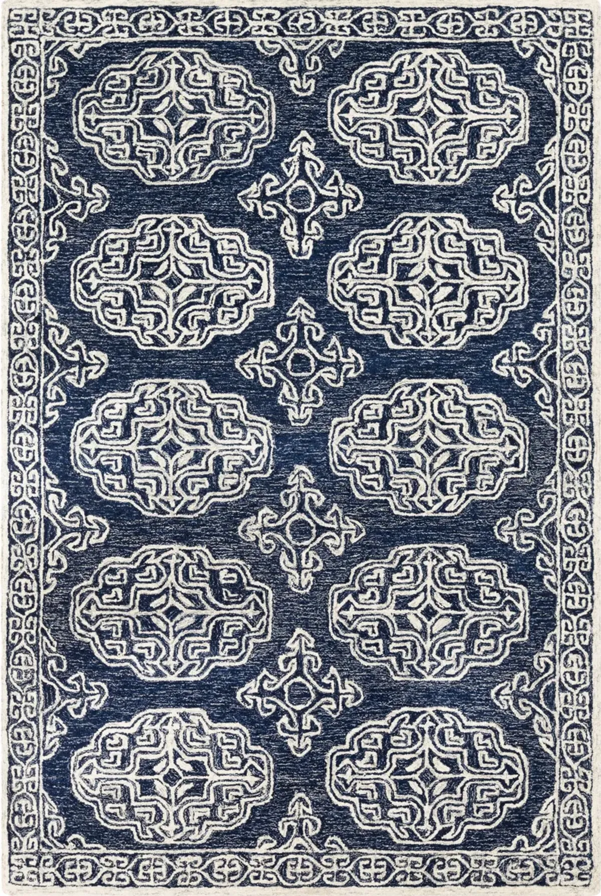 Granada GND-2308 6' Round Blue Rug