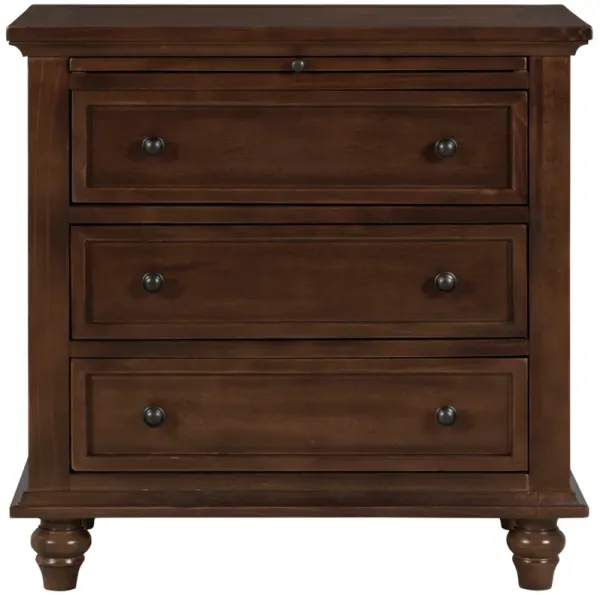 U_STYLE 3-Drawer Storage Wood Cabinet, End Table with Pull out Tray (As Same As WF199155AAD)