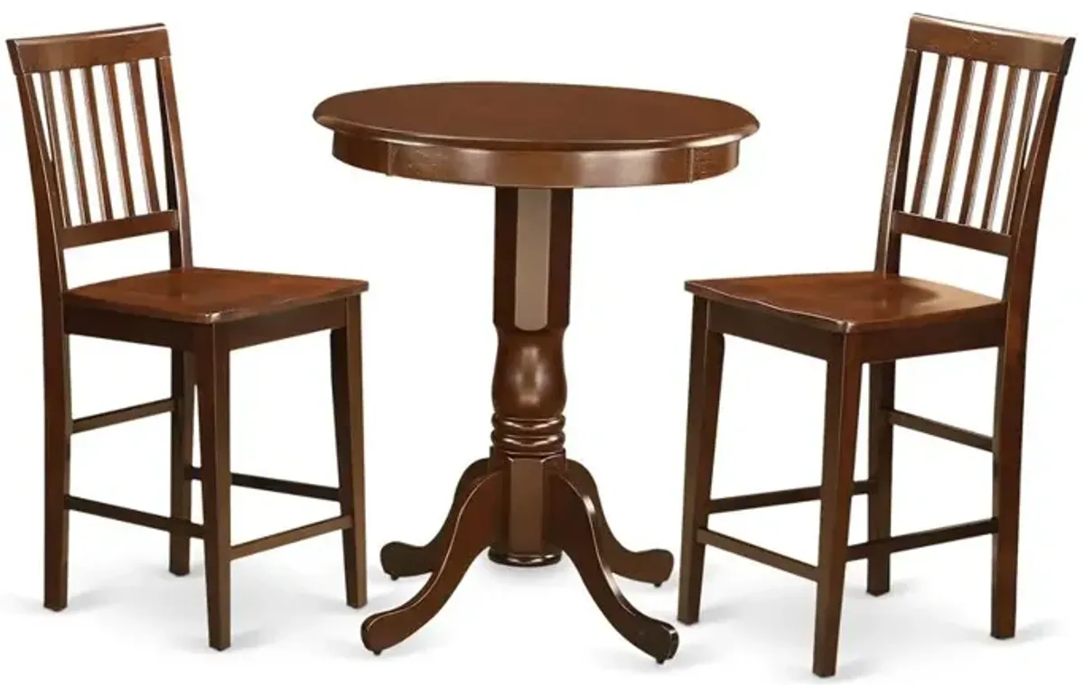 3 PC counter height Table and chair set-pub Table and 2 counter height Chairs