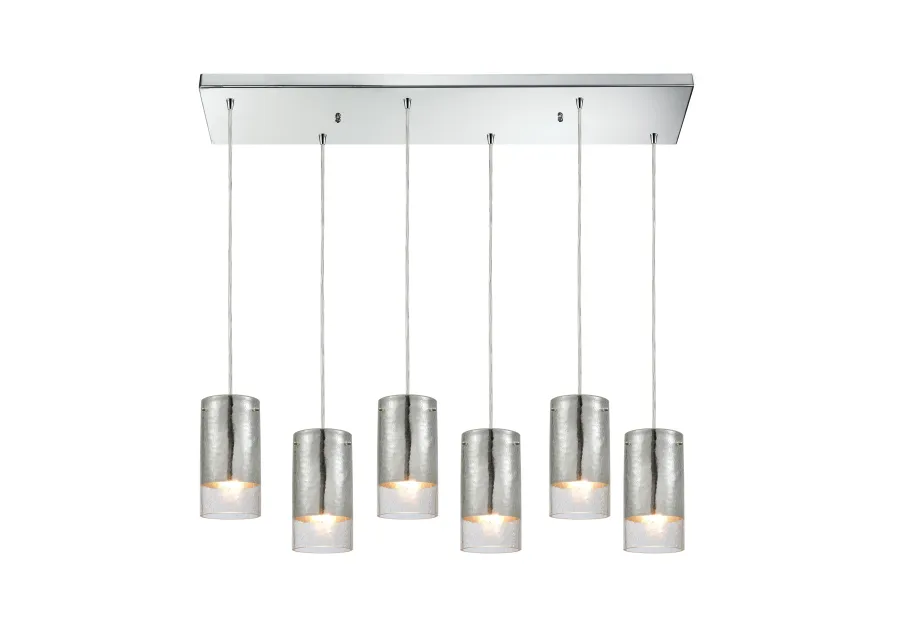 Tallula 6 light Rectangular Mini Pendant