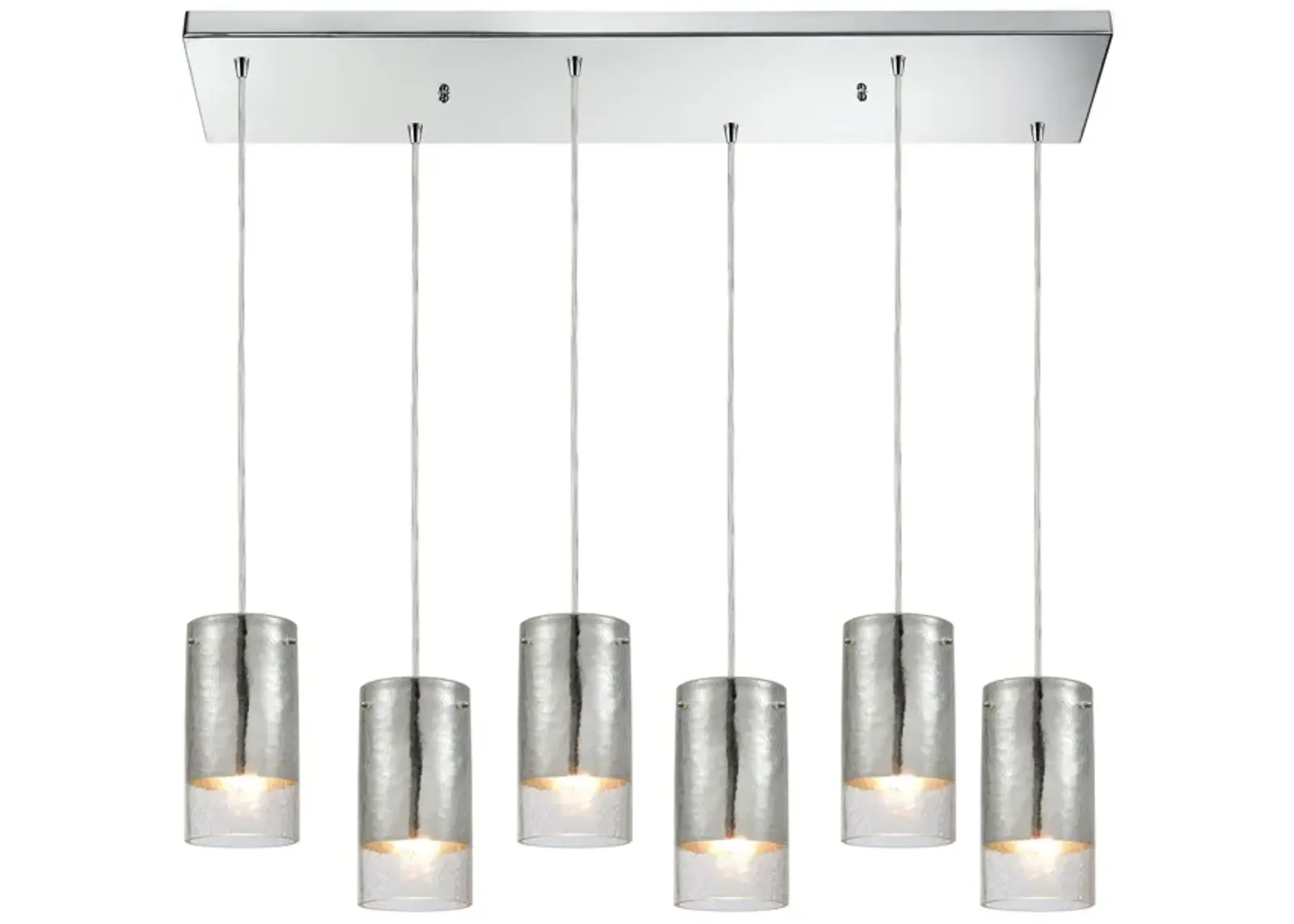 Tallula 6 light Rectangular Mini Pendant