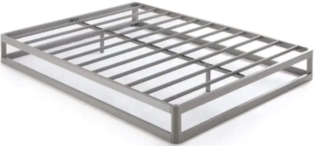 Hivvago King size Modern Low Profile Heavy Duty Metal Platform Bed Frame