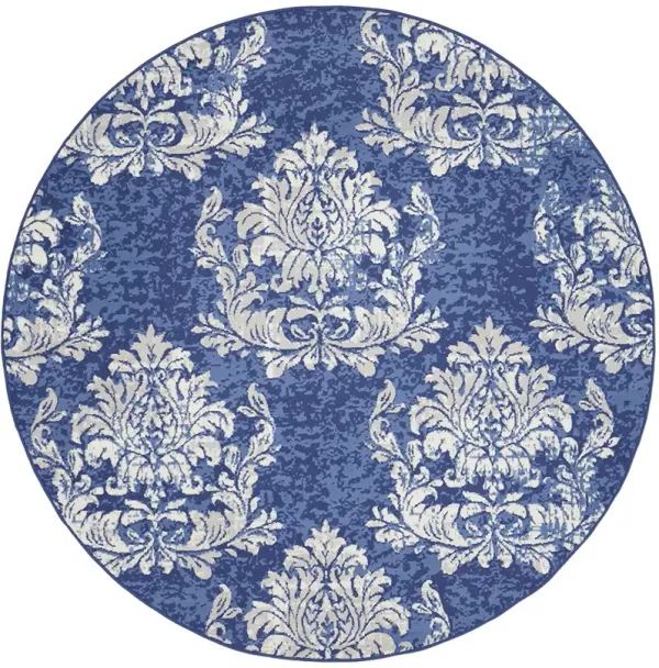 Whimsicle WHS11 Navy/Ivory 8'4" x 11'6" Rug